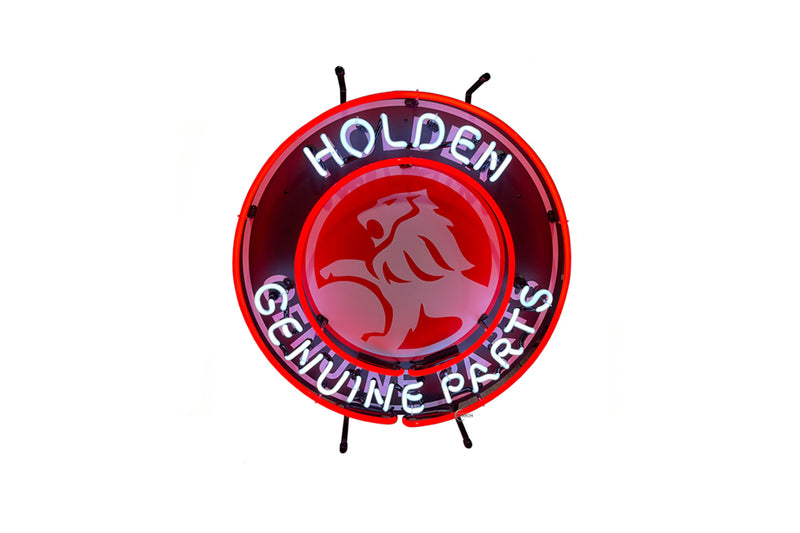 Large Genuine Holden Parts Neon Sign