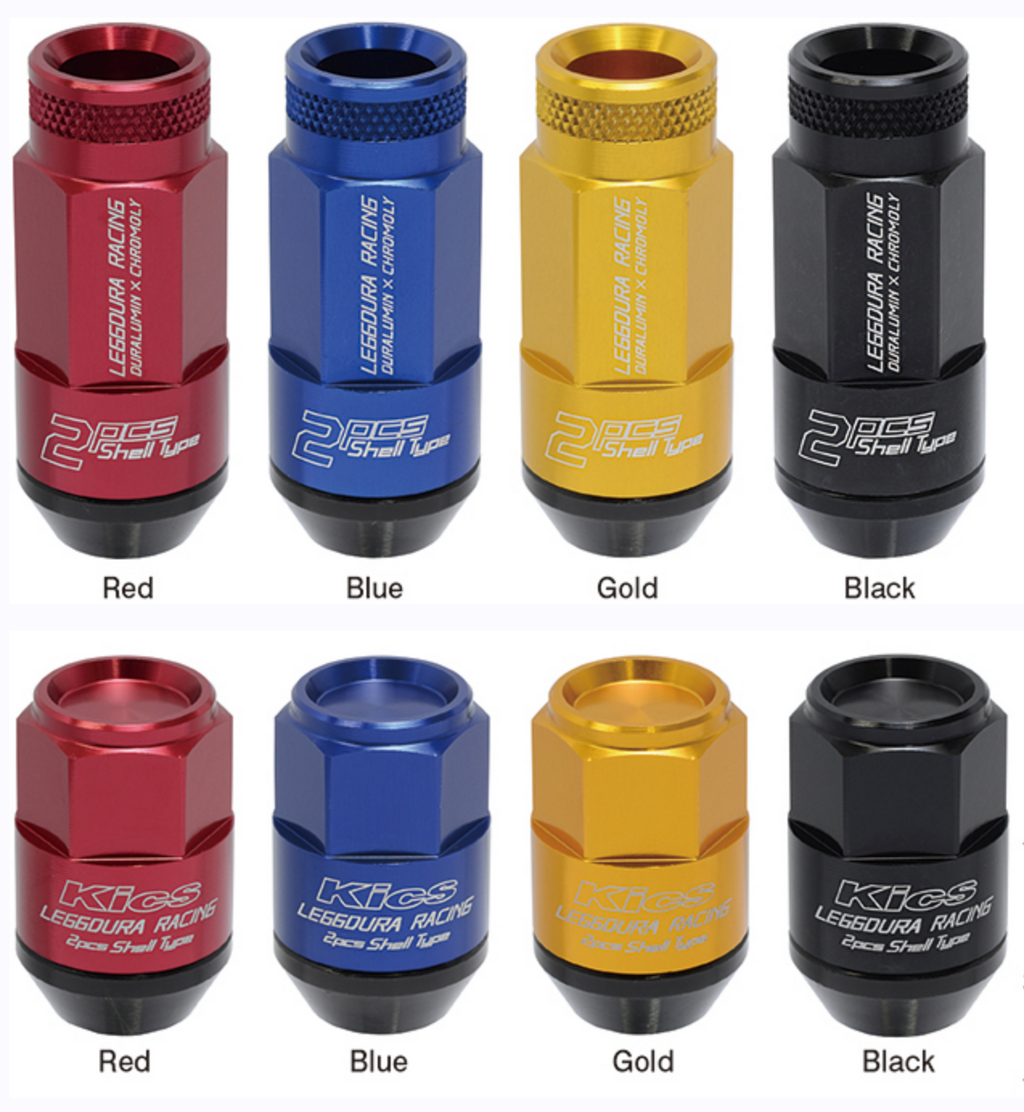 最新人気 KICS GTO Pontiac Leggdura Lugnut Shell Duralumin Pcs 2 パーツ
