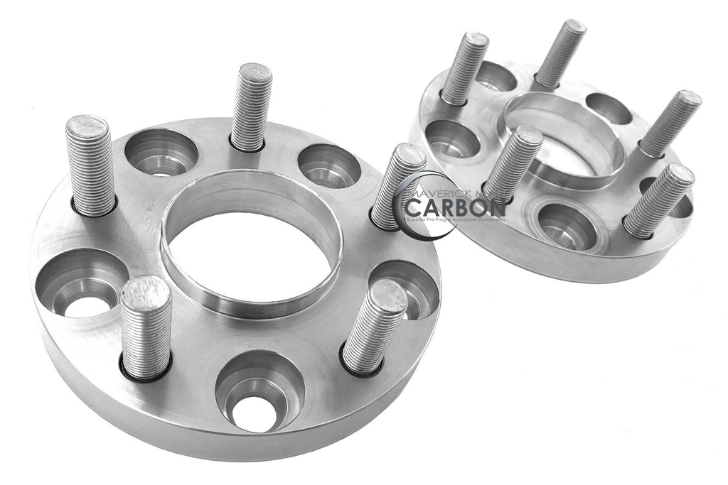 2x 12mm Thick Wheel Spacers – 5x4.75 (5x120) – Universal Fit For Pontiac, Oldsmobile & More