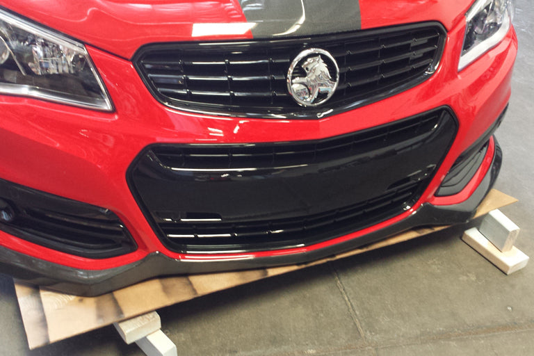 Chevy SS Carbon Fiber Lip Tips Intall