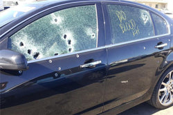 Chevy SS Riddled with Bullets