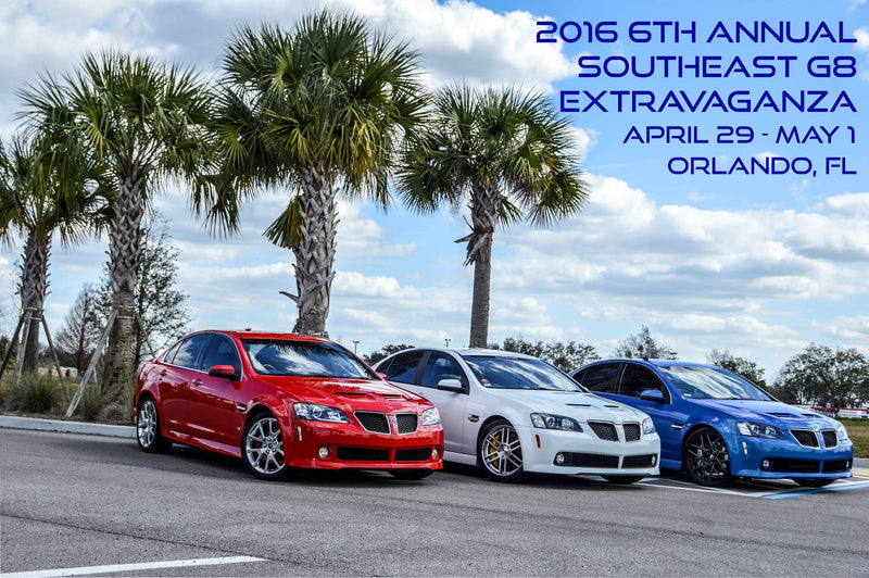 2016 6th Annual G8 Extravaganza Coming Soon on April 29th to May 1st!