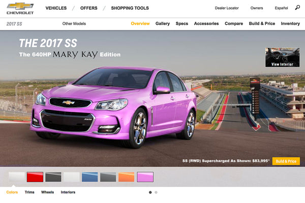 640 HP Limited Edition Chevy SS in Pink?
