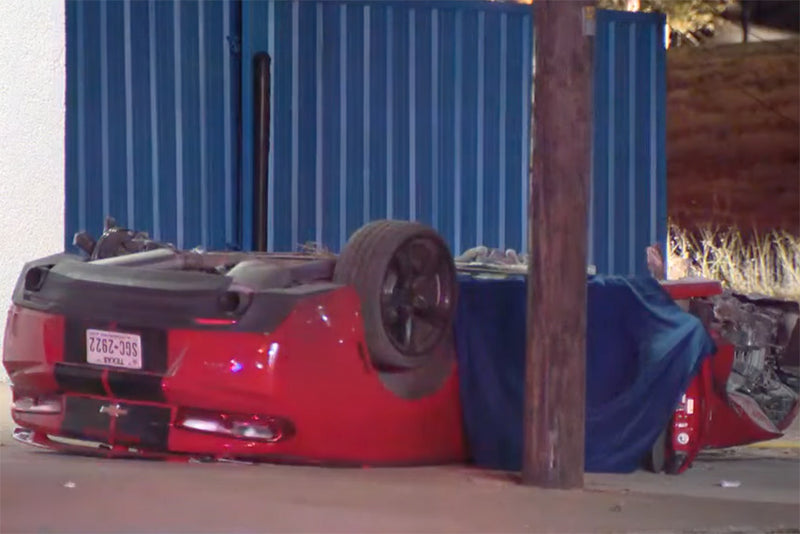 Fort Worth, TX Police Investigating Two Deaths in a Camaro Rollover during Street Takeover