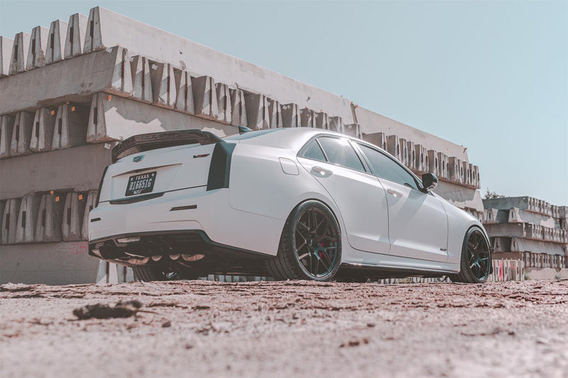 CYBER WEEK SALE - Carbon Fiber Spoiler w/ Wickerbill for the Cadillac ATS-V Sedan and Coupe