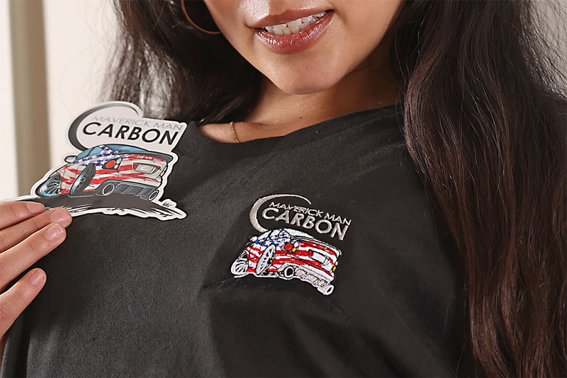 Maverick Man Carbon Embroidered T-Shirt