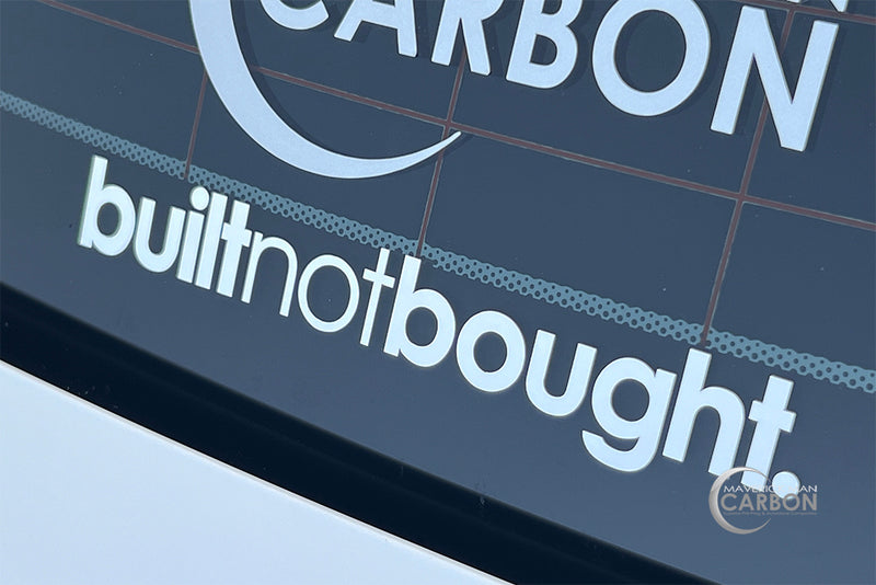 Not Stock Sticker Built Not Bought Sticker – Maverick Man Carbon