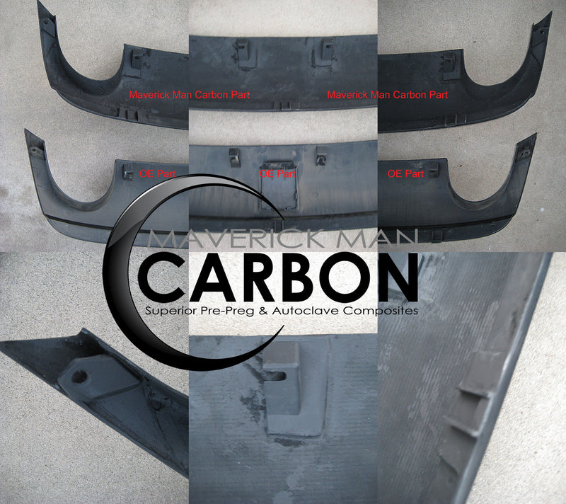 GTO Carbon Fiber Shaved Rear Insert