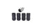 McGard GM Type Black Chrome Lug Nut Lock Kits
