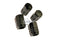 Black Aluminum Slotted Valve Stem Caps