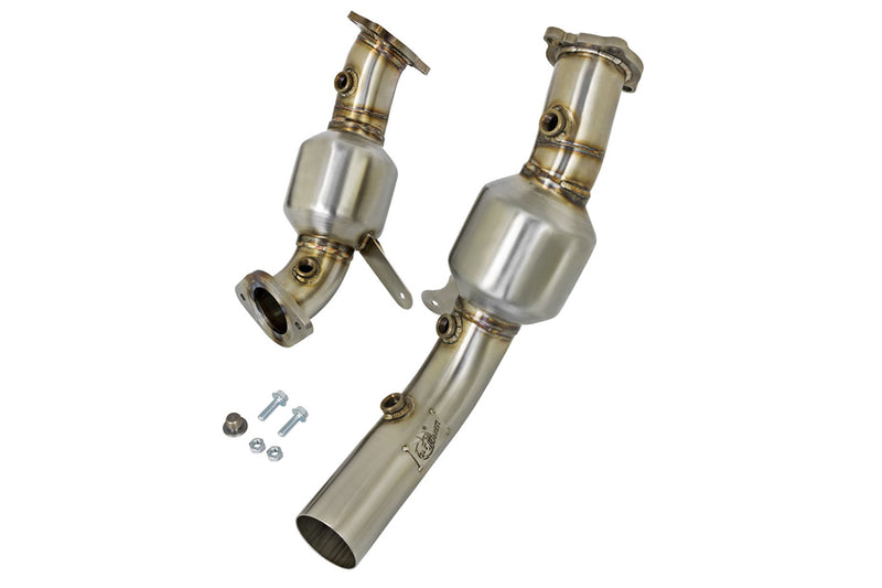 Cadillac ATS-V Twisted Steel Downpipe (Catted)