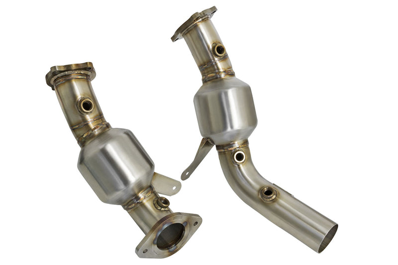 Cadillac ATS-V Twisted Steel Downpipe (Catted)