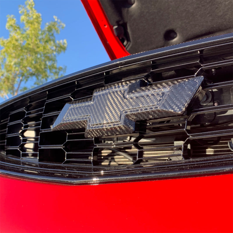 Chevy SS Sedan 2014-2017 Carbon Fiber Grill Bowtie Badge