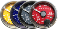 GTO Color Matched RACE Series Gauges