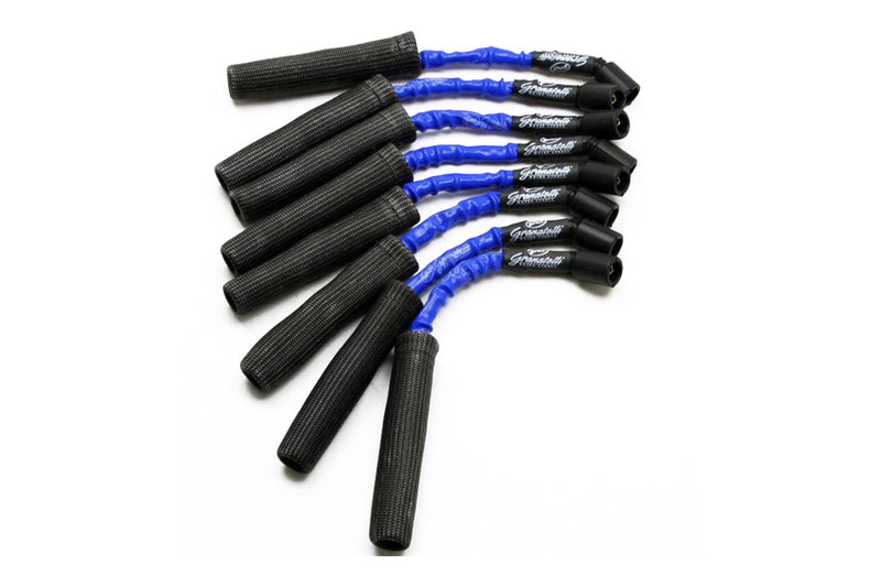 LS Granatelli Motorsports 0 ohm Ignition Spark Plug Wires WITH Fire Sleeve