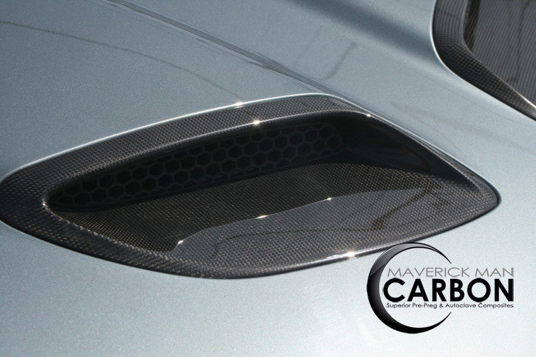 GTO Carbon Fiber Hood Scoops - DEPOSIT ONLY