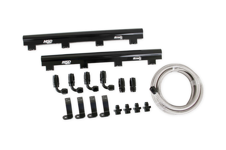 MSD Atomic EFI Billet Fuel Rails – Maverick Man Carbon