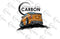 Maverick Man Carbon CarToon Pontiac GTO Stickers