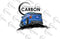 Maverick Man Carbon CarToon Pontiac GTO Stickers
