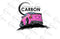 Maverick Man Carbon CarToon Pontiac GTO Stickers