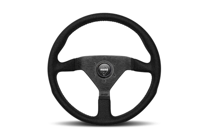 Momo Monte Carlo Steering Wheel w/ Alcantara Suede grips w/ Black Stitching