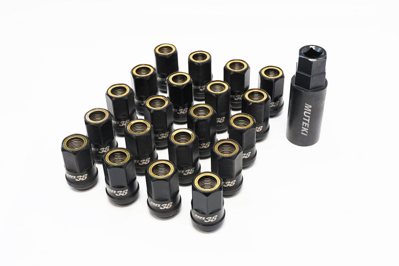 Pontiac GTO HR38 Lug Nuts in Black