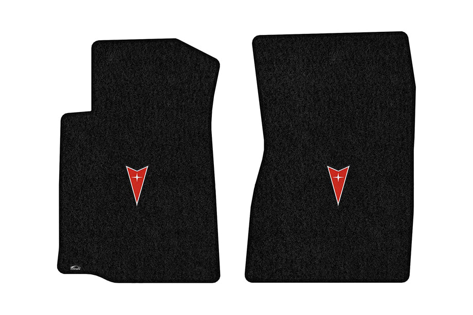 Pontiac G8 Floor Mat With Embroidered Logo Maverick Man Carbon