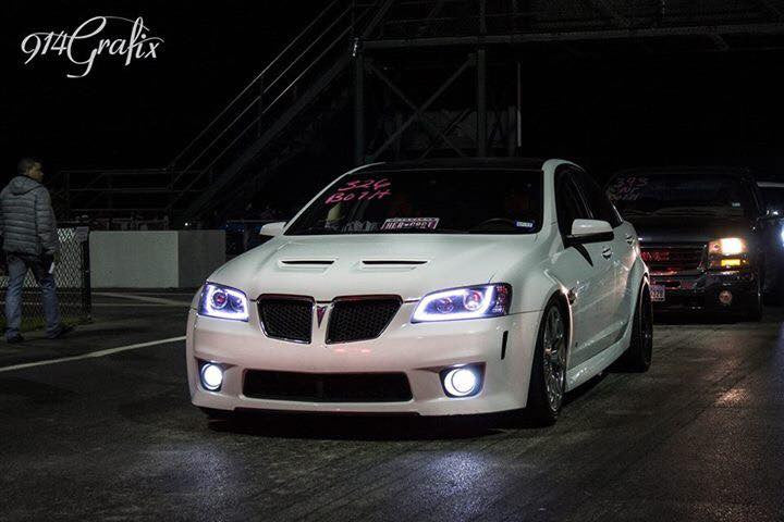Pontiac G8 Projector Headlights with LED DRL Maverick Man Carbon