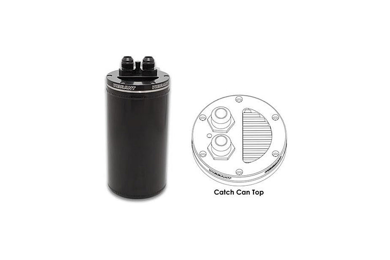 Vibrant Universal Catch Can - Anodized Black
